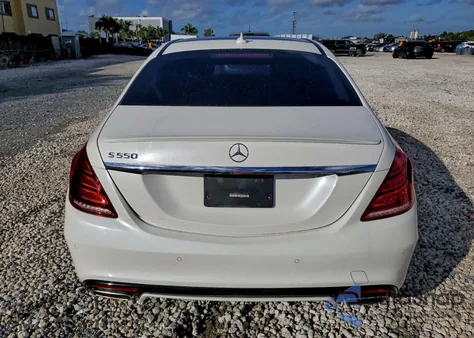 2015 Mercedes-Benz S 550 from USA, damaged, VIN WDDUG8CB8FA166171